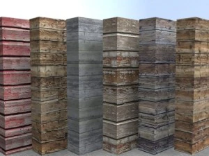 kayu tua 6 bungkus Tekstur CG