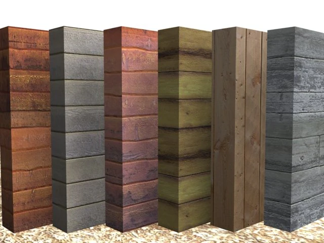 old wood planking 6pack 2 CG Textures .c4d .max .obj .3ds .fbx .stl .blend 