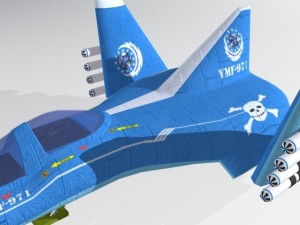 fighter01 3D मॉडल