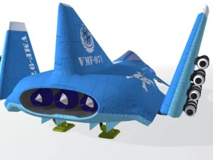 fighter01 3D Model