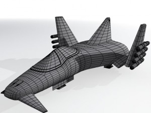 fighter01 3D मॉडल