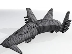 fighter01 3D Model