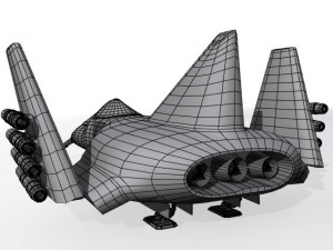 fighter01 3D मॉडल