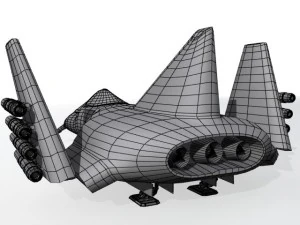 fighter01 3D Model