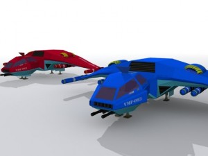 fighter02 3D Model