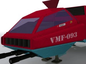 fighter02 3D Model