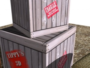 lowpoly boxes 3Dモデル