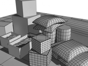 lowpoly boxes 3Dモデル