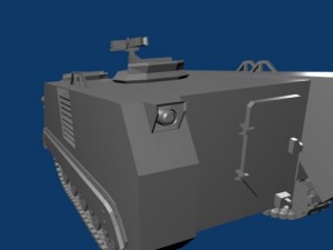 m113a1 armored car Modelo 3D