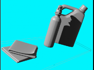 cleaning coliction 3D Model