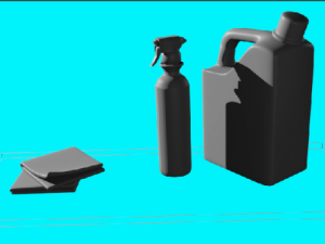 cleaning coliction 3D Model