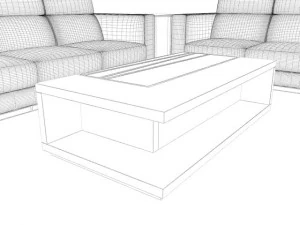seats  tables 3D Model