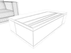 seats  tables 3D Model