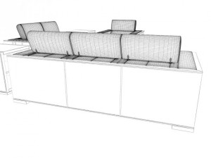 seats  tables 3Dモデル