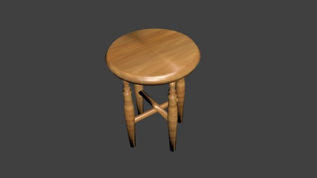 wooden chair 3D मॉडल .c4d .max .obj .3ds .fbx .stl .blend 