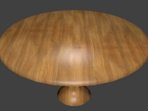 wooden table 3D Model
