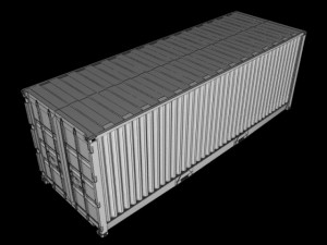 container Model 3D