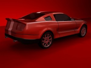 ford mustang shelby gt500 Model 3D