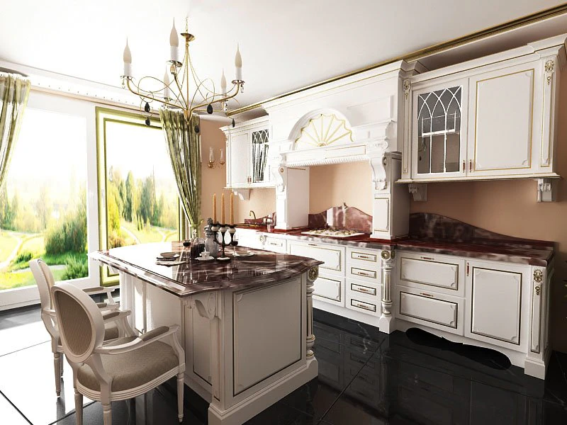 new rami italian kitchen 3D Model .c4d .max .obj .3ds .fbx .stl .blend 
