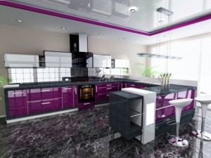 new modern purple kitchen 3Dモデル