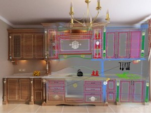 new kitchen  french cuisine feurouge 3D Model