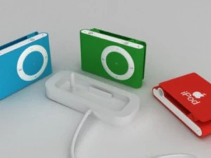 iPod Shuffle второго поколения 3D Модель