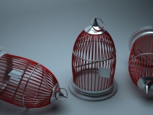bird cage Modèle 3D
