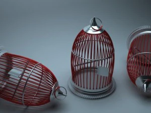 Vogelk&auml;fig 3D Modell