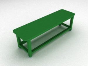 table Modèle 3D
