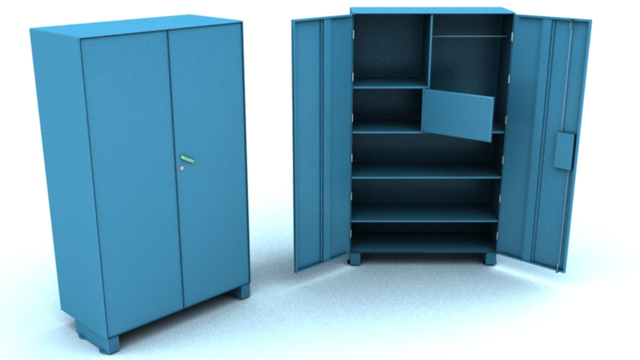 Godrej almirah 3d clearance model