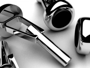 modern shirt button 3D Model