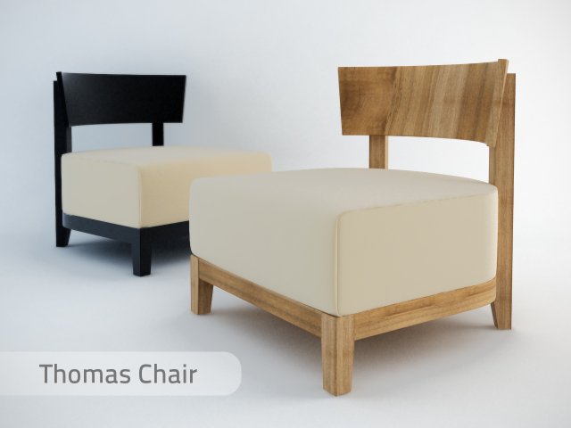 thomas chair 3D Model .c4d .max .obj .3ds .fbx .stl .blend 