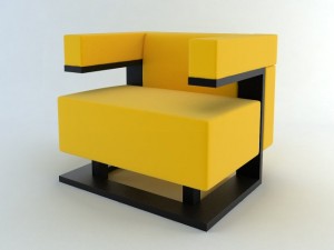f 51 armchair Modelo 3D