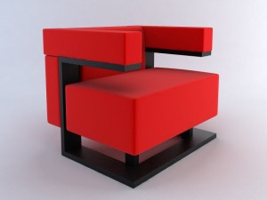 f 51 armchair Modelo 3D