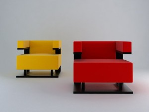 f 51 armchair Modelo 3D