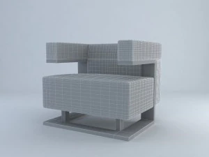 f 51 armchair 3D Model