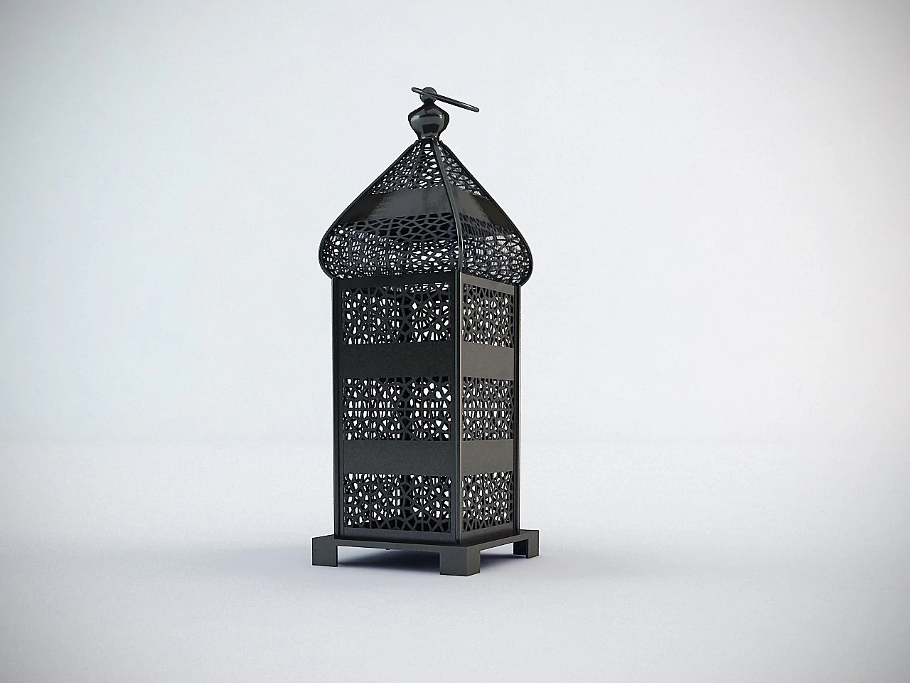 arabic lamp 3D Model .c4d .max .obj .3ds .fbx .stl .blend