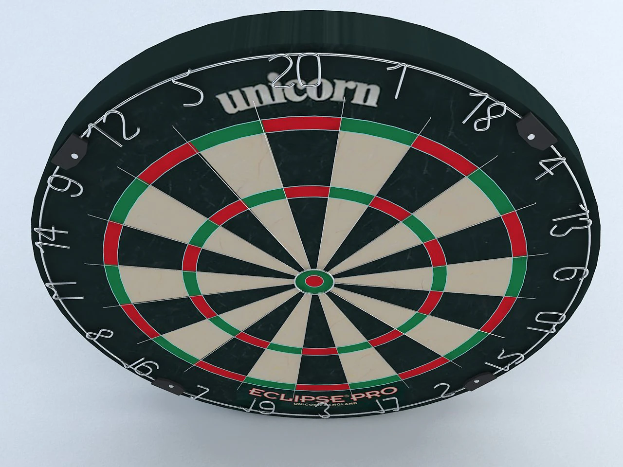 unicorn eclipse pro dartboard 3D Model .c4d .max .obj .3ds .fbx .stl .blend 
