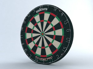 unicorn eclipse pro dartboard 3D Model