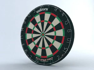 unicorn eclipse pro dartboard 3D Model