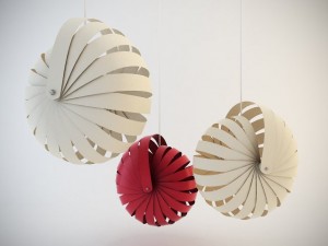 nautilus hanging lamp 3D 모델