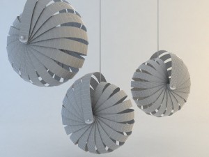 nautilus hanging lamp 3D 모델
