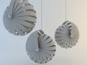 nautilus hanging lamp 3D Model