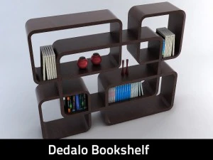 デダロ本棚 3Dモデル