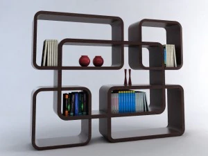 dedalo bookcase 3D Model