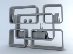 dedalo bookcase Modelo 3D