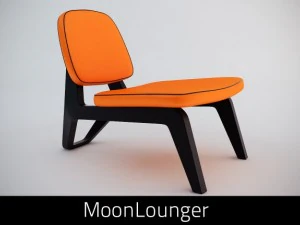 ムーンラウンジャーチェア 3Dモデル