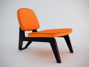 moonlounger chair Modello 3D