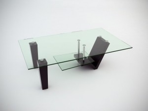 glass center table 3D Model
