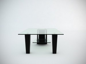 glass center table 3D Model
